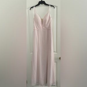 NWT Azazie A6 Blushing Pink Bridesmaid Dress